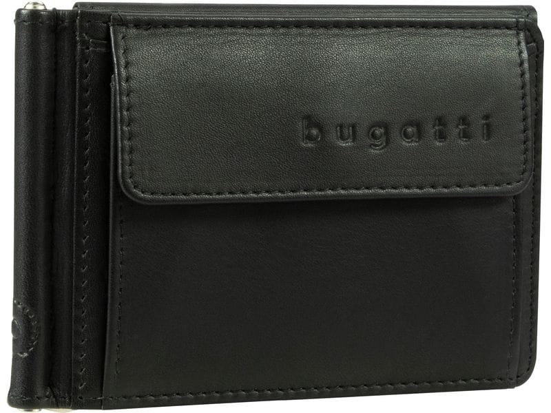 Bugatti Portemonnaie Primo Schwarz Clipbörse