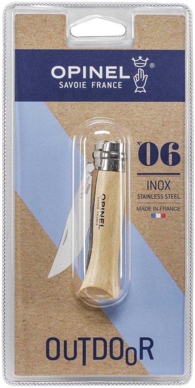Opinel - 5118/22-06 8 - Vouwmes - Eikenhout - RVS - 7.5 cm Lemmet