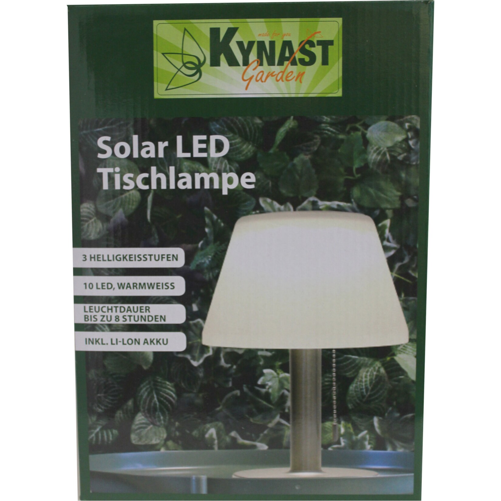 Solar LED Tischlampe 3-stufig Garten Leuchte Deko Tischleuchte Lampe warmweiß