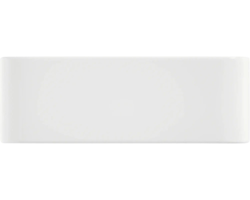 Jungborn THREE wastafel, 39 x 30 cm, glanzend wit, inclusief keramische afvoerplug
