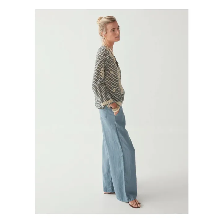 Maison Hotel Pantalon Ample Marisa | Bleu pétrole