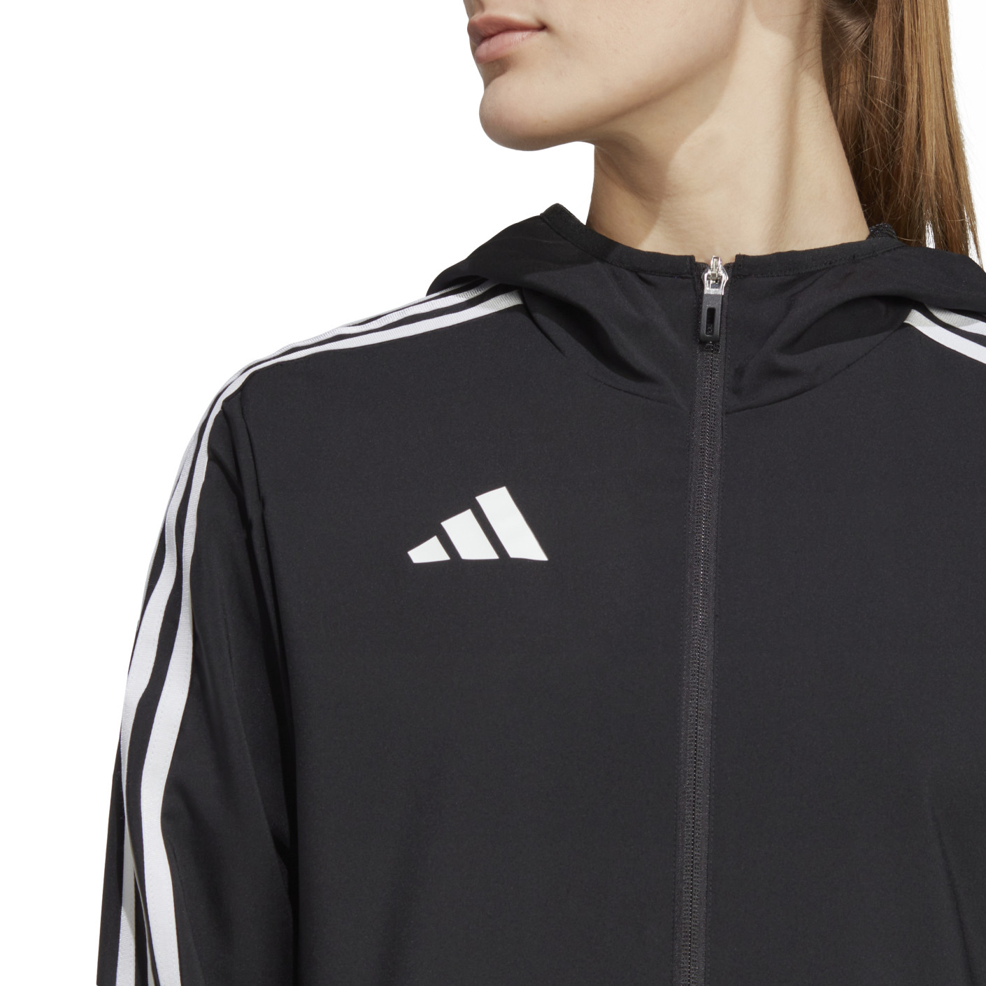 Adidas Tiro 23 League Windjack Dames Zwart Wit
