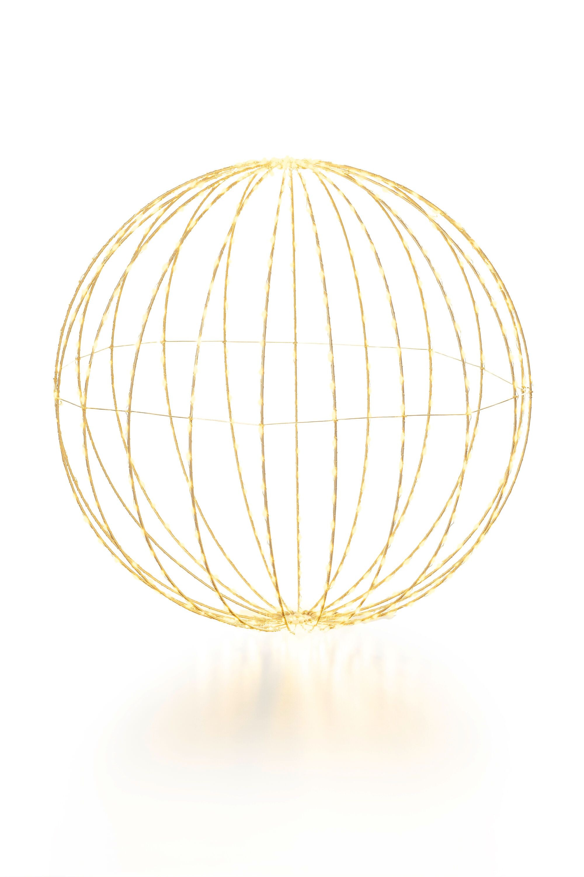 ROYAL BALL LED Licht - Silberfarbig / D: 60.0 cm