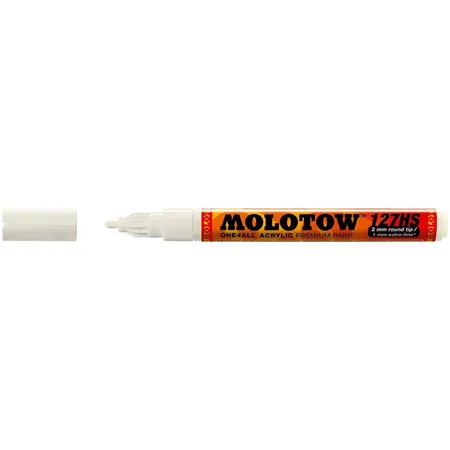 Molotow Permanentmarker ONE4ALL 127 HS, nachfüllbar, 2 mm, naturweiß