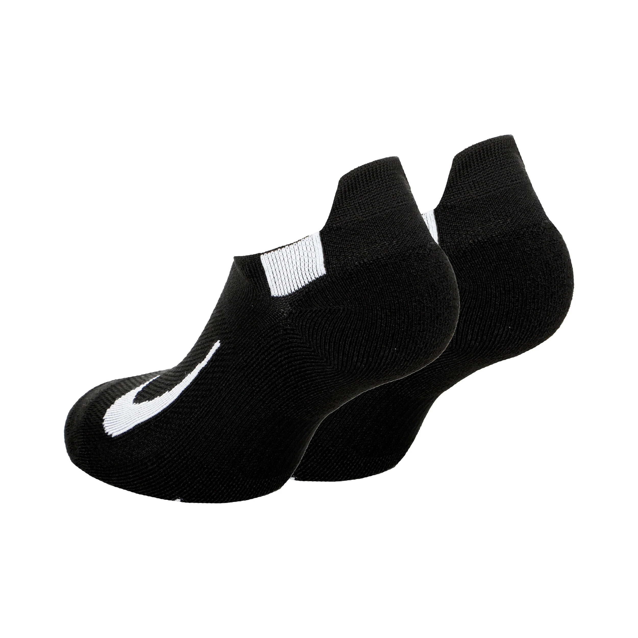 Nike Multiplier Running No-Show Chaussettes De Running Pack De 2 Unités - Noir , Blanc