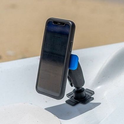 Support Smartphone Quad Lock QLP-360-FAB base adhésif flexible Universel - Noir