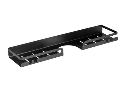 WENKO - Accessoire de douche Étagère barre de douche - l. 45 cm - noir