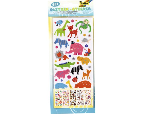 Glitterstickers Fantasia set van 130 stuks
