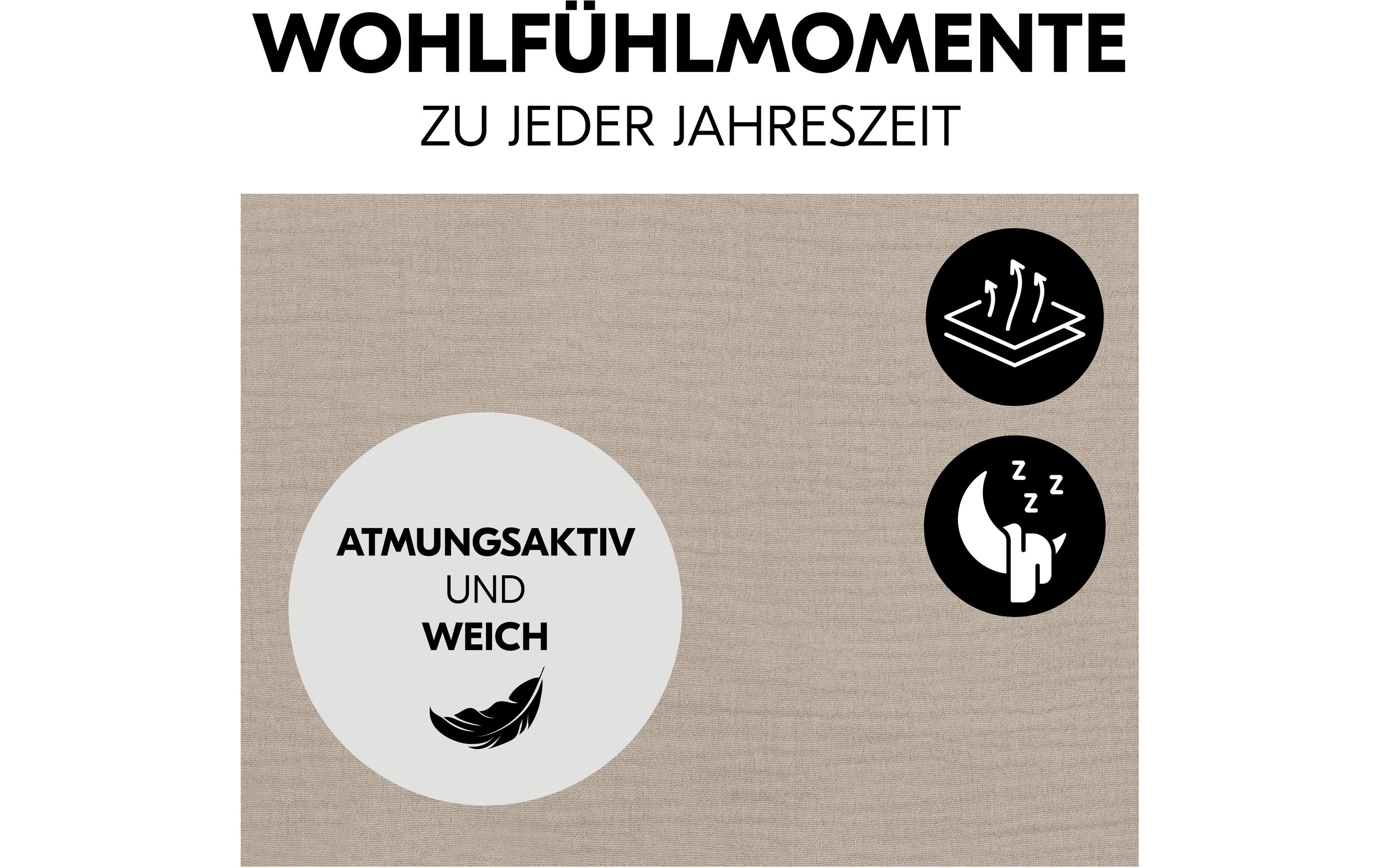 Hochstuhl Bouncer Bezug BeigeAtmungsaktiver Baumwollbezug für Babywippen