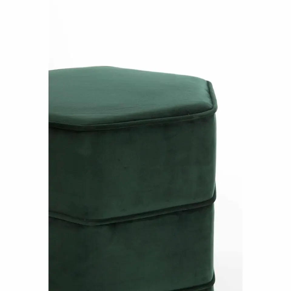 Poef Cayden - Groen - 45x41x46cm