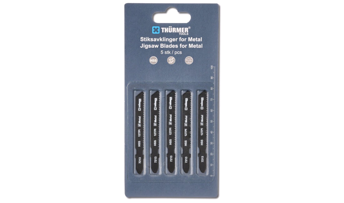 Klinger stiksav metal / aluminium 5 stk.