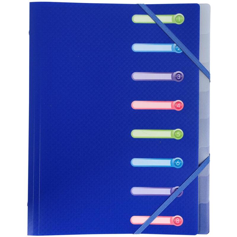 Trieur polypropylène 3 rabats 8 compartiments OPAK