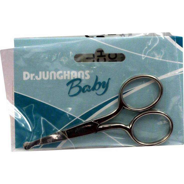 Baby Nagelschere gebogen rostfrei, 1 St