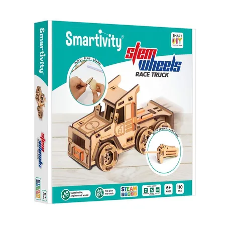 Smart Games Smartivity Stem wheels - Race truck