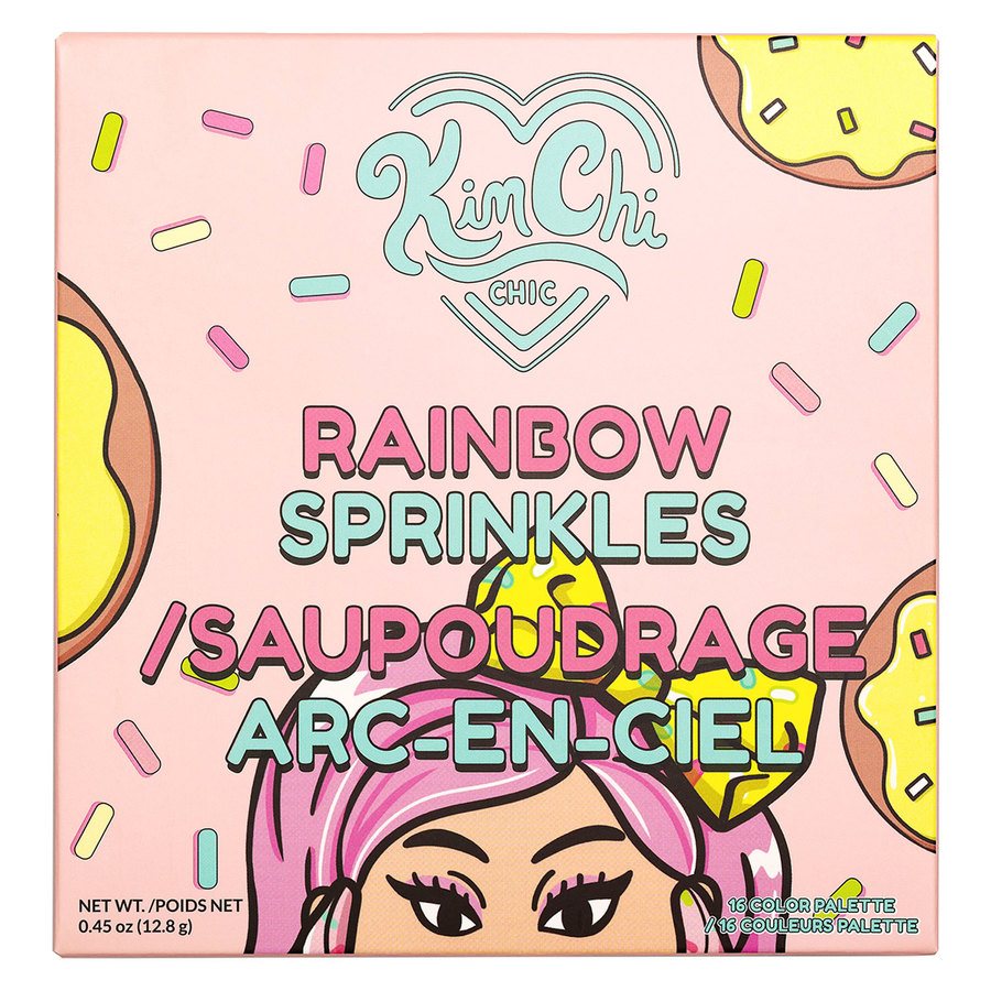 KimChi Chic Donut Collection Eyeshadow Palette Rainbow Sprinkles 12,8g