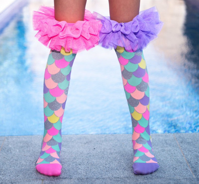 Mermaid frills & tule 6 yr t/m volw