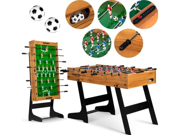 Neo-Sport Fotballbord, tre 121 x 61 x 80 cm (NS-803)