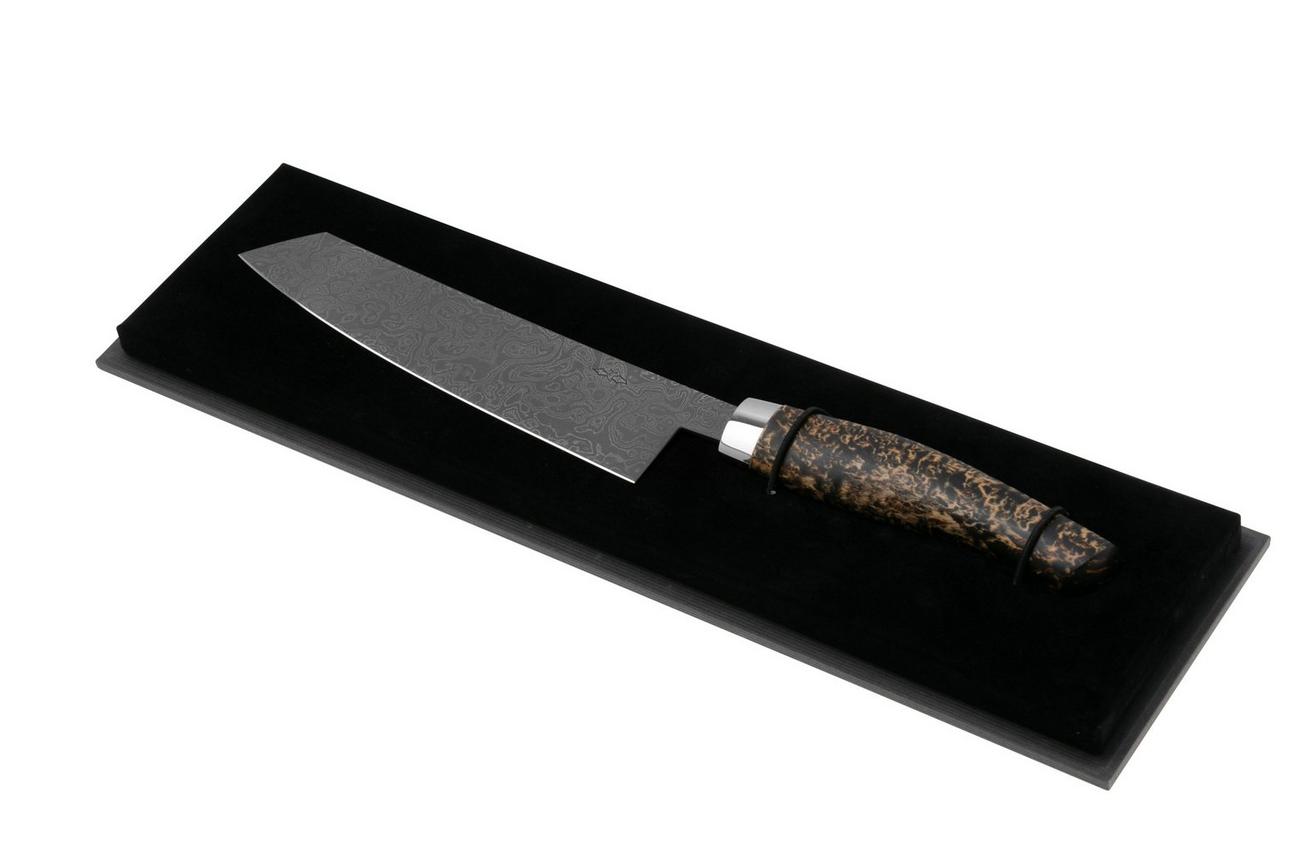 Nesmuk EXCLUSIVE C90 koksmes 18 cm, karelian birch burl, EDC90BM180