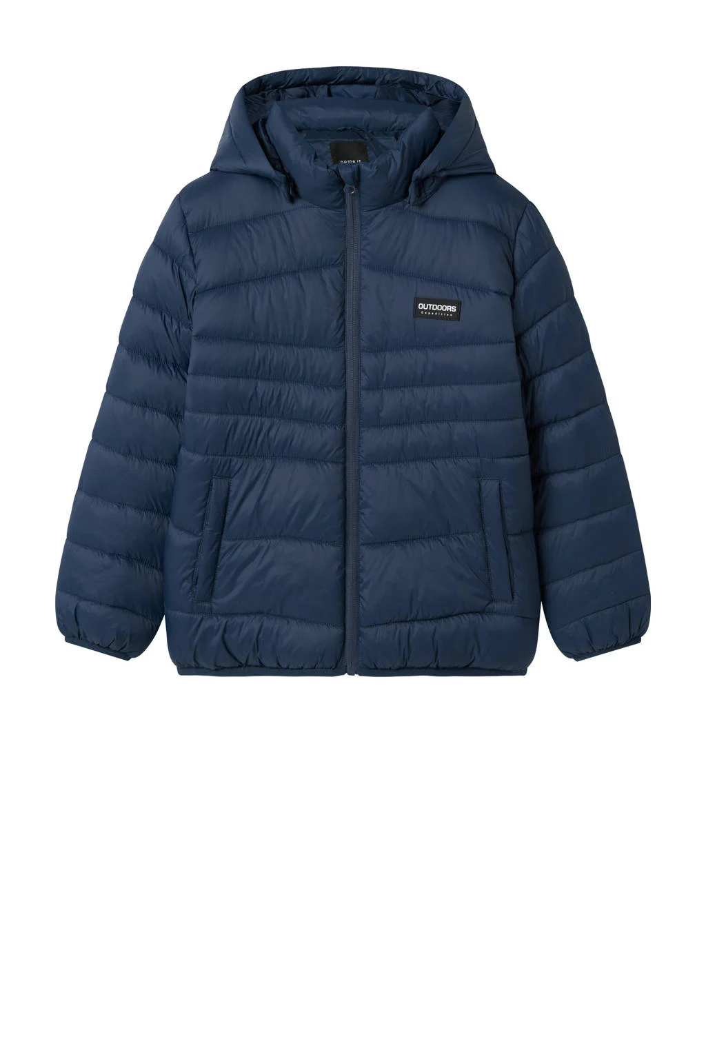 NAME IT KIDS gewatteerde jas donkerblauw