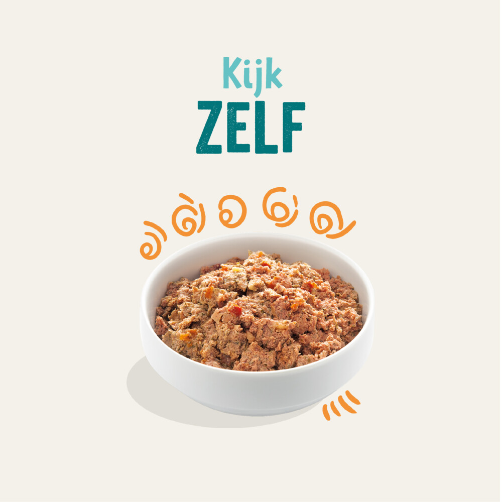 11x Edgard & Cooper Kuipje Vers Vlees Hondenvoer Kip - Kalkoen150 gr