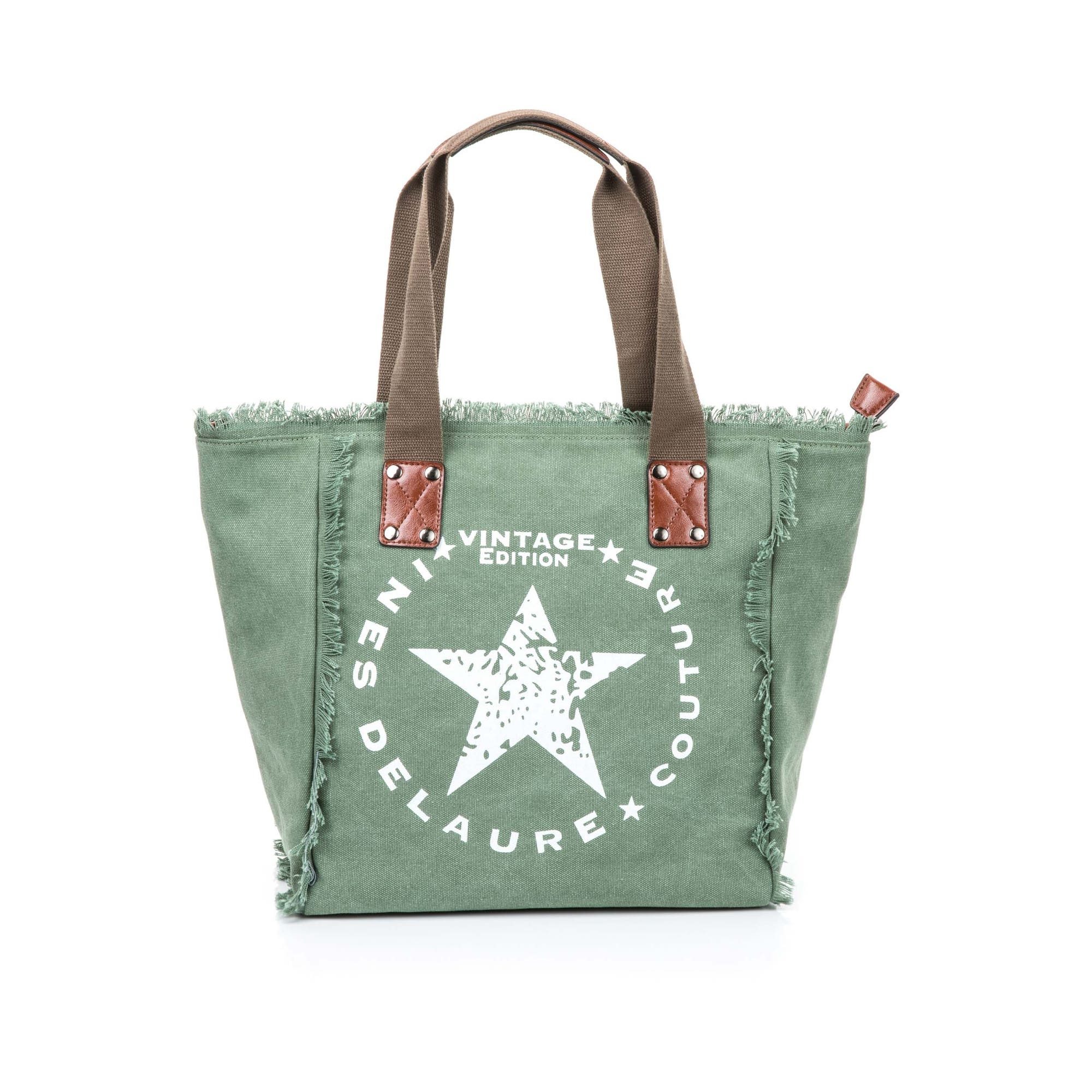 Sac de shopping vert