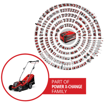 Einhell 18V grasmaaier GE-CM 18/33 Li Kit (incl. 4.0Ah accu en oplader)