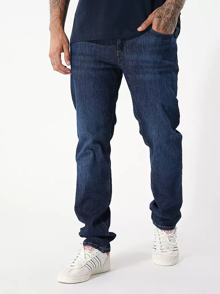 ALBERTO Jeans Straight Fit PIPE  dunkelblau