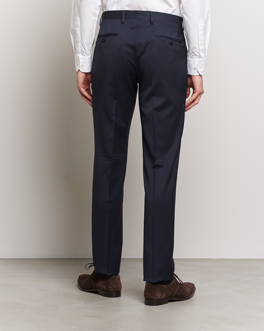 Lardini Wool Trousers Navy
