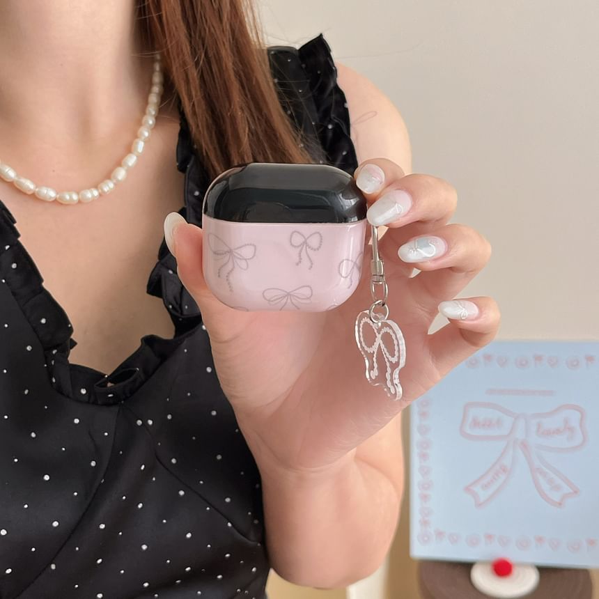 Elliure - Bow Apple AirPods / Pro oordopjeshoesje / bandje / set