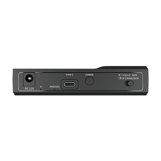 Maiwo USB-C adapter til NVMe/SATA M.2 SSD og 2.5