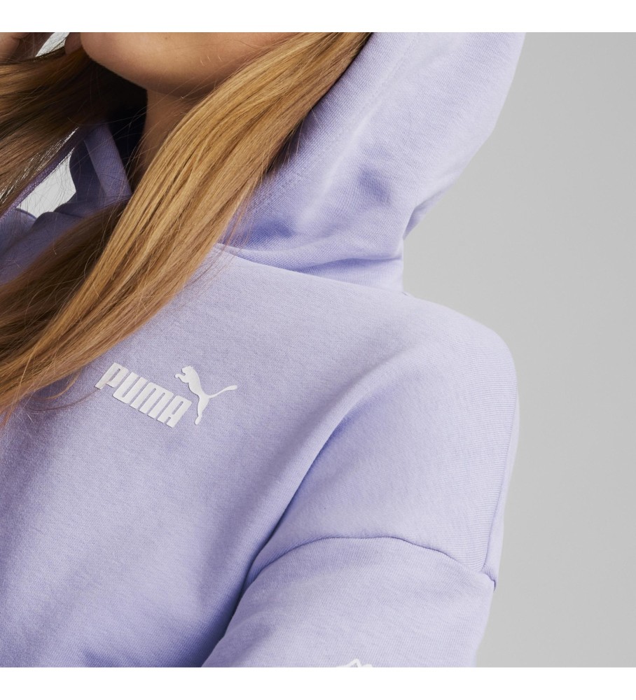 Moletom Puma Power Colorblock, lilás