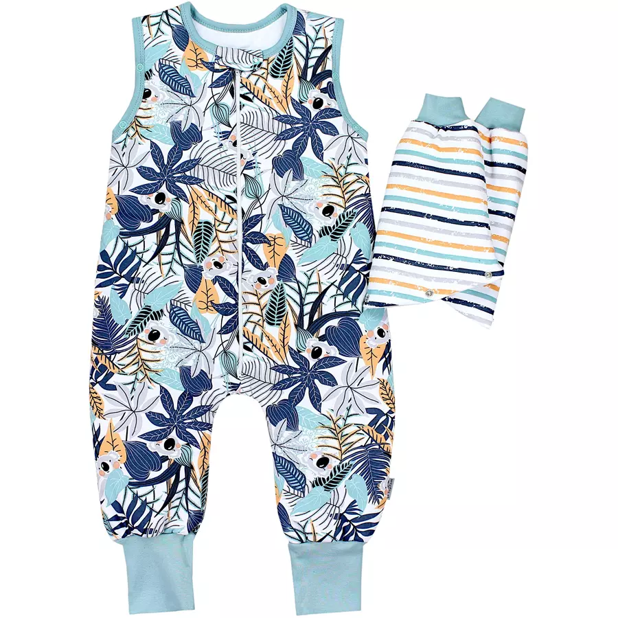TupTam Baby Schlafsack mit Beinen und Ärmel Winter mintweiß