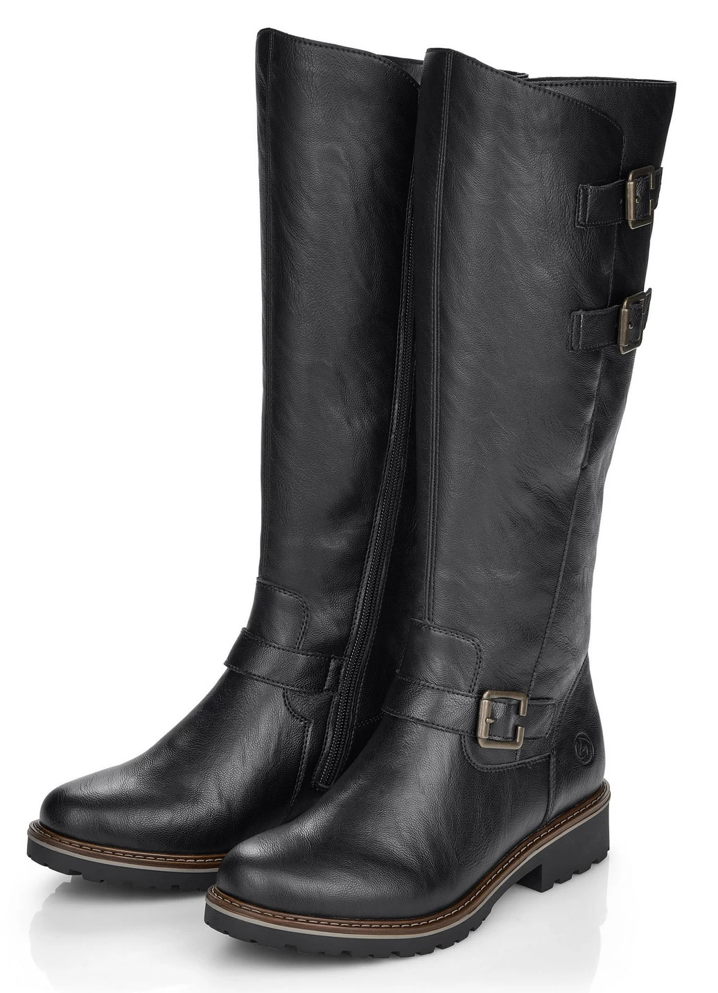Remonte Stiefel mit Narben-Struktur