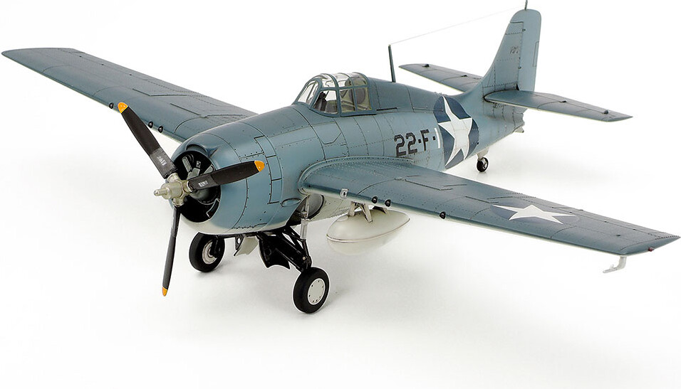 Tamiya - Grumman F4F-4 Wildcat Fly Byggesæt - 1:48 - 61034