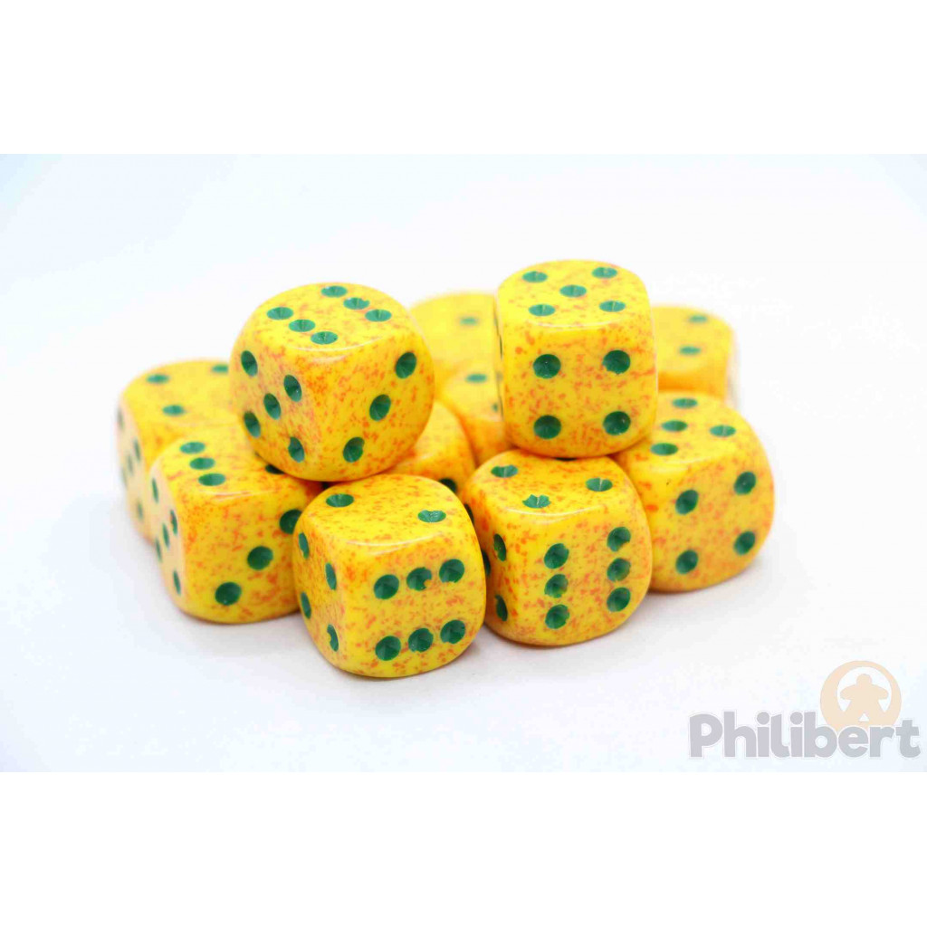 Set de 12 Dés 6 Faces Speckled