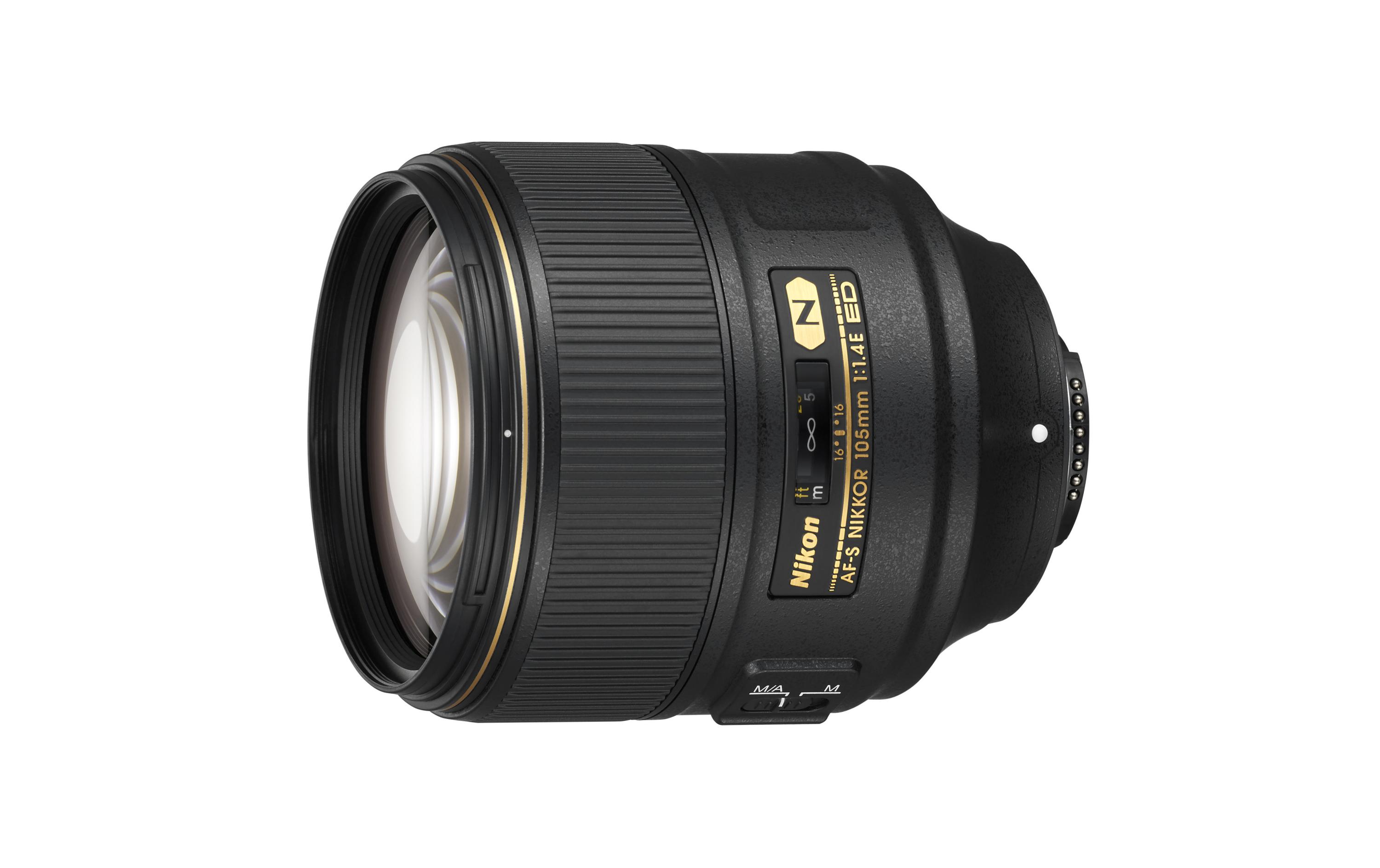 Festbrennweite AF-S 105mm F/1.4E ED – Nikon F<br>FX-Format-Objektiv mit Festbrennweite