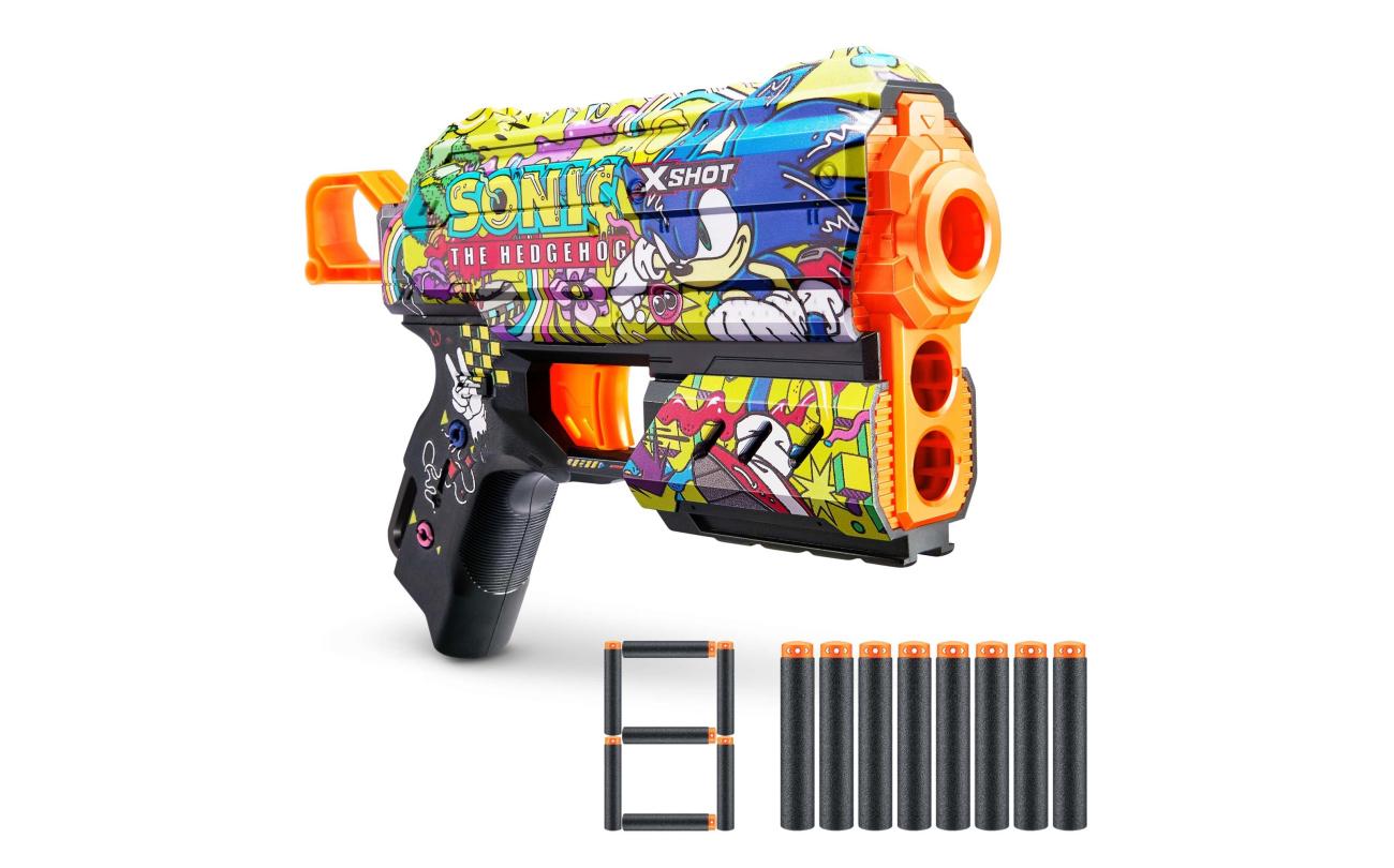 X-shot Skins Flux Sonic met 8 darts