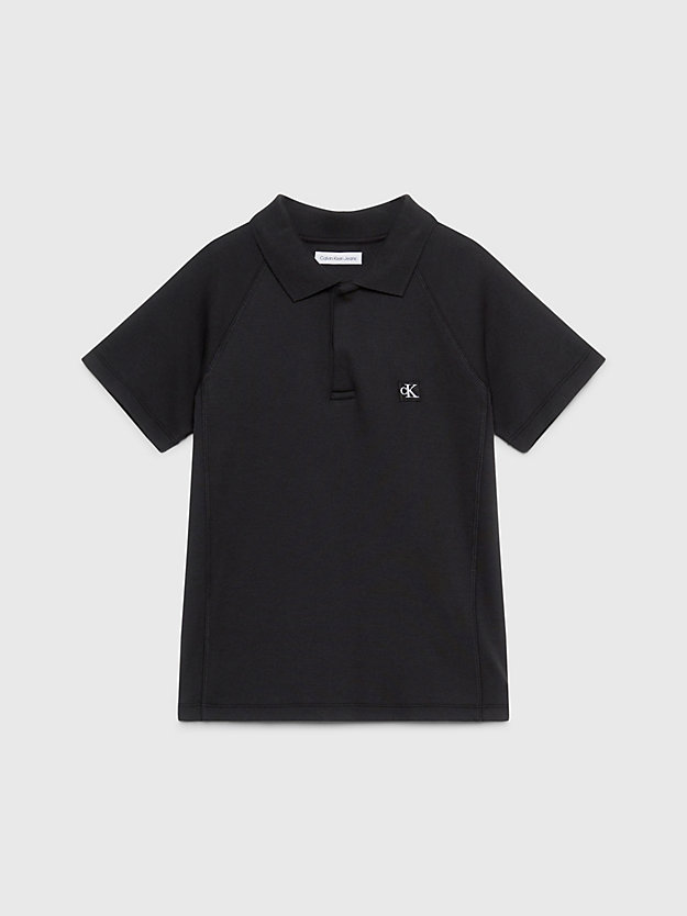 Camisa polo de malha de algodão