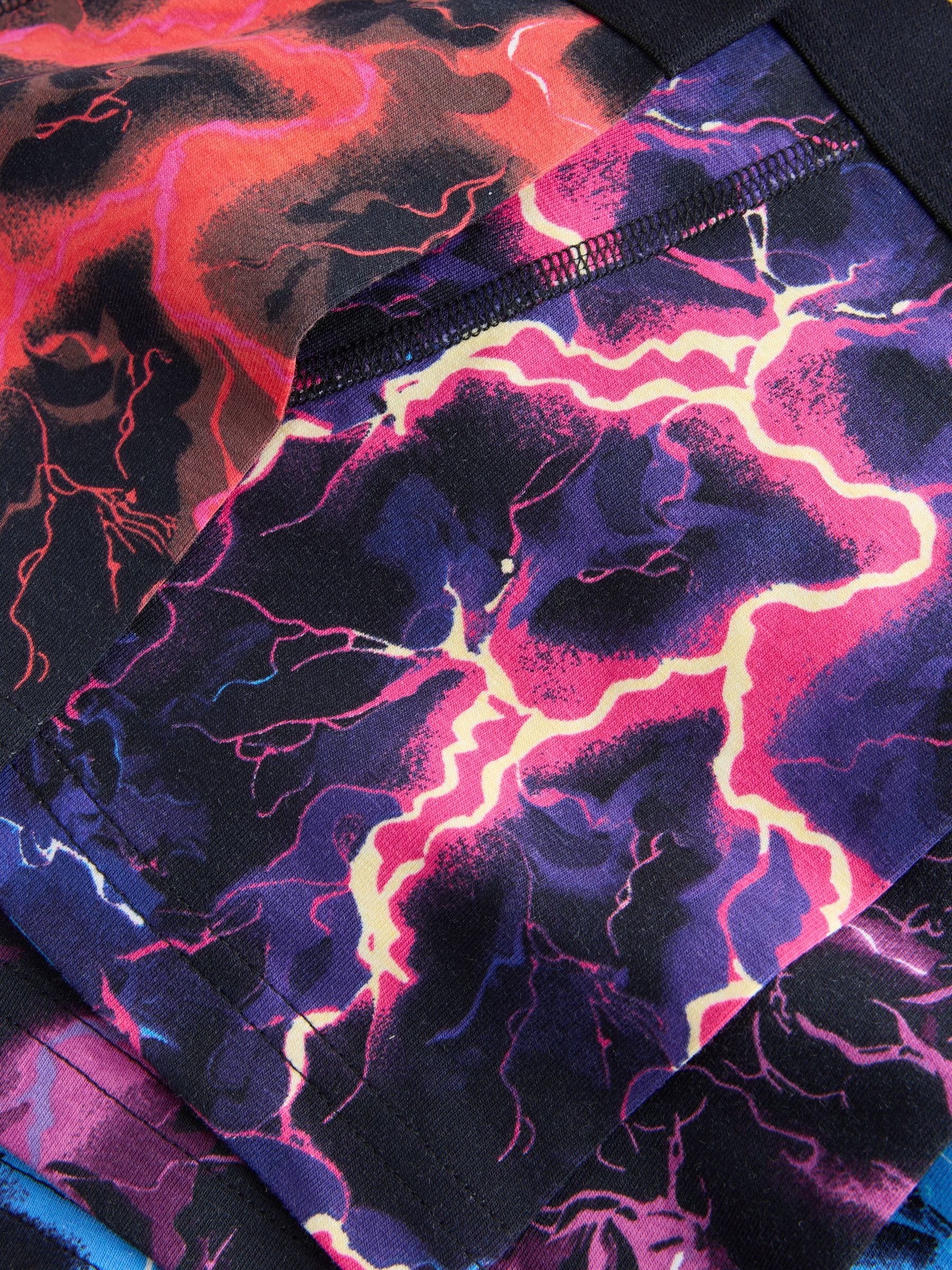 Multi Lightning Print - Verpakking van 7 boxers (3-16jr)