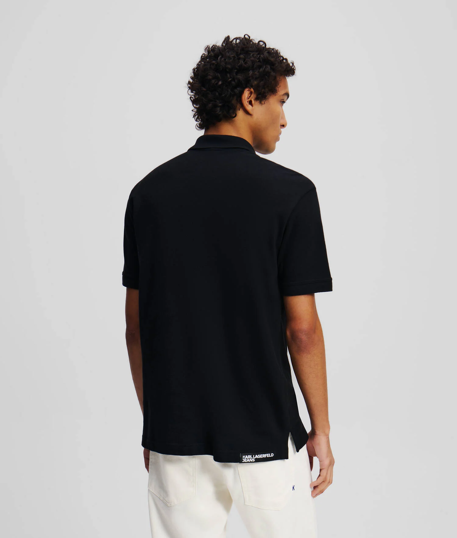 POLO AVEC LOGO KLJ - Noir