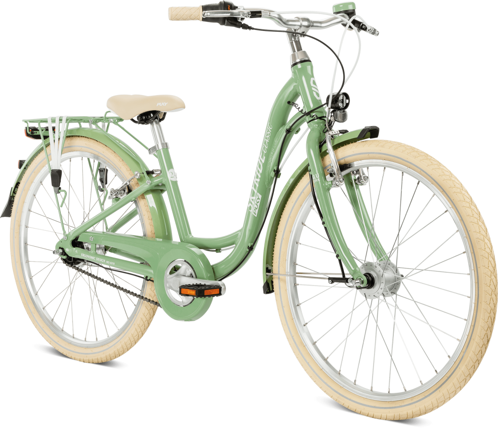 Puky Skyride 24-7 Classic Børnecykel Retro Grøn