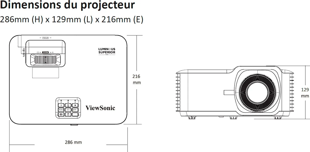 ViewSonic LS740HD Vidéoprojecteurs