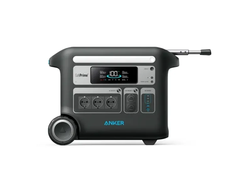 Anker SOLIX F2000 (PowerHouse 767) - Transportabel strømstation - Wi-Fi - AC 220-240 V - 2300 Watt - litiumjernfosfat - 2048 Wh - output-stikforbindelser: 10