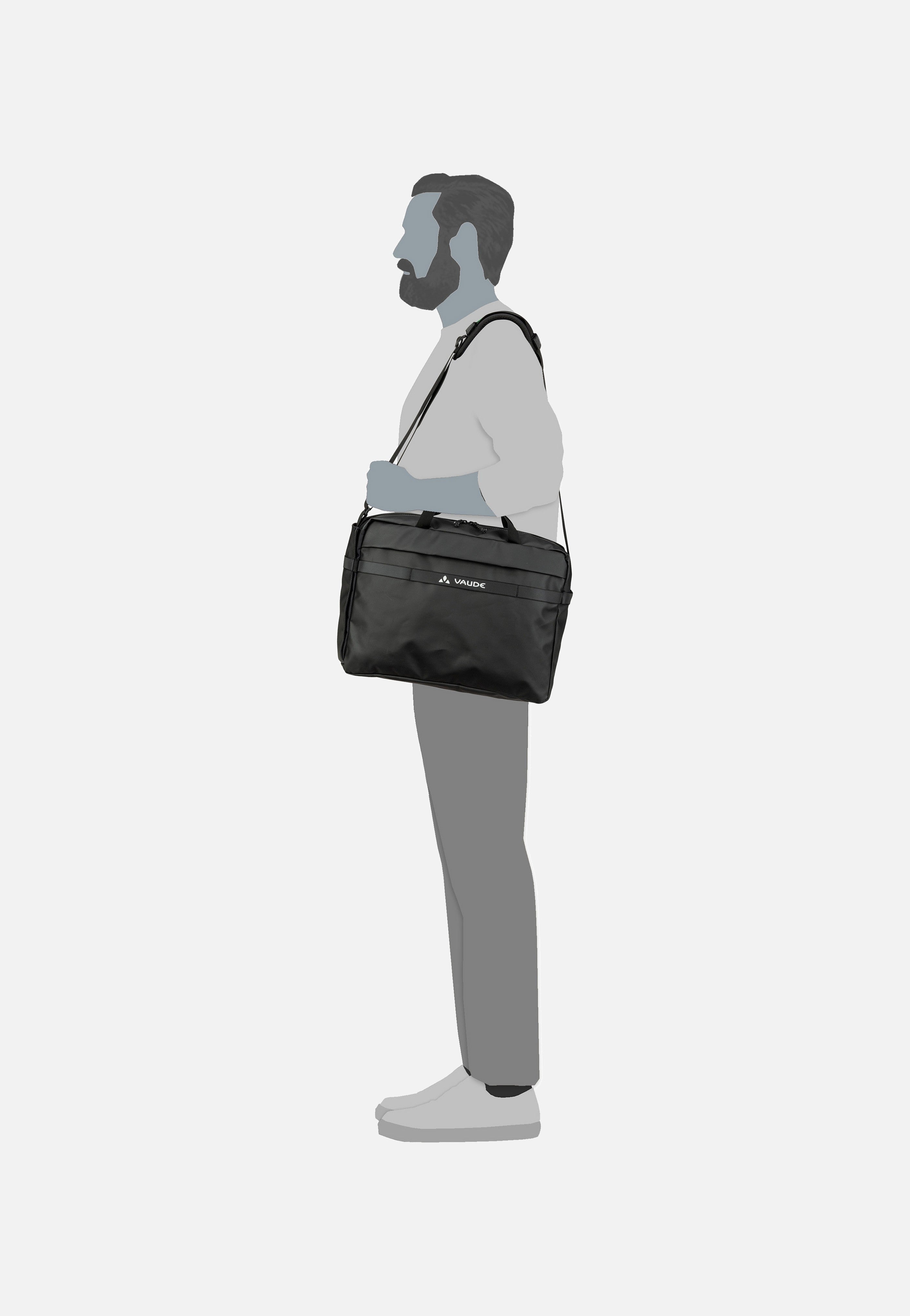 Mineo Commuter 17 Black - Fahrradtasche
