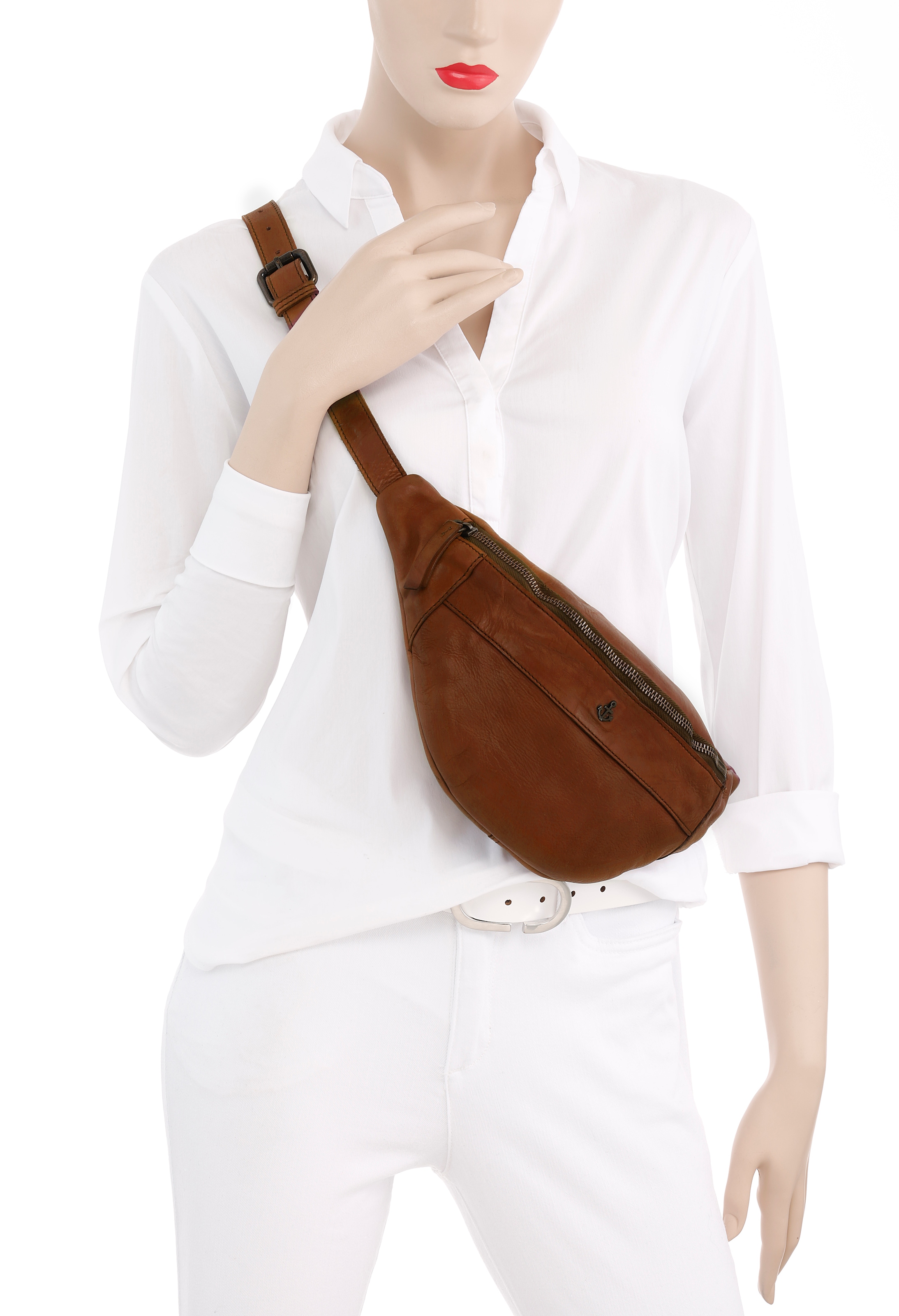 HARBOUR 2nd Bauchtasche »Jamie« Umhängetasche Gürteltasche mit Logo-Anhänger