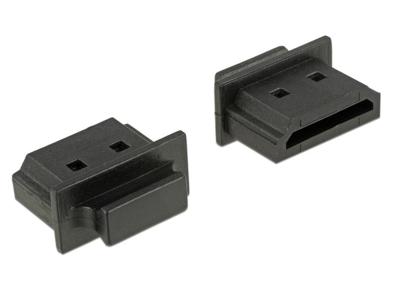 Delock Staubschutz HDMI-A f 10 Stk. Schwarz Staubschutz für USB-Buchse