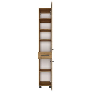 Seitenschrank Limburg braun B/H/T 30x180x35 cm