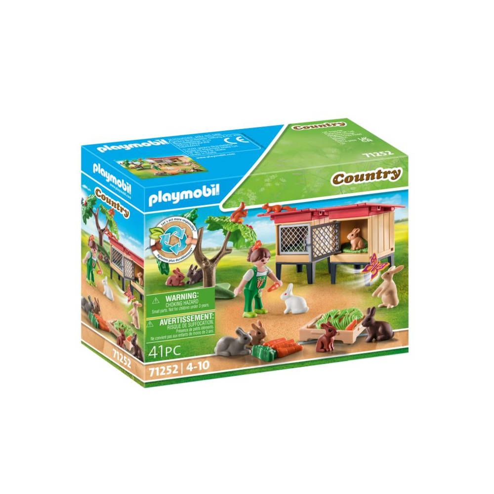 PLAYMOBIL Country konijnenhok 71252