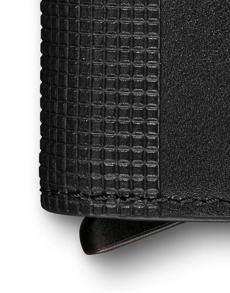 Altius Secrid Leather Card Wallet-schwarz