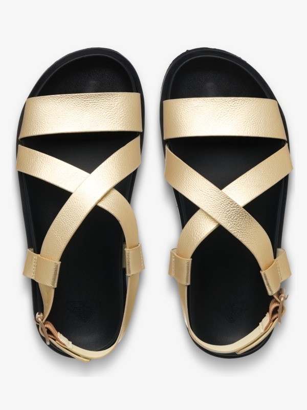 Zaho Crossed Sandales Beige Femme